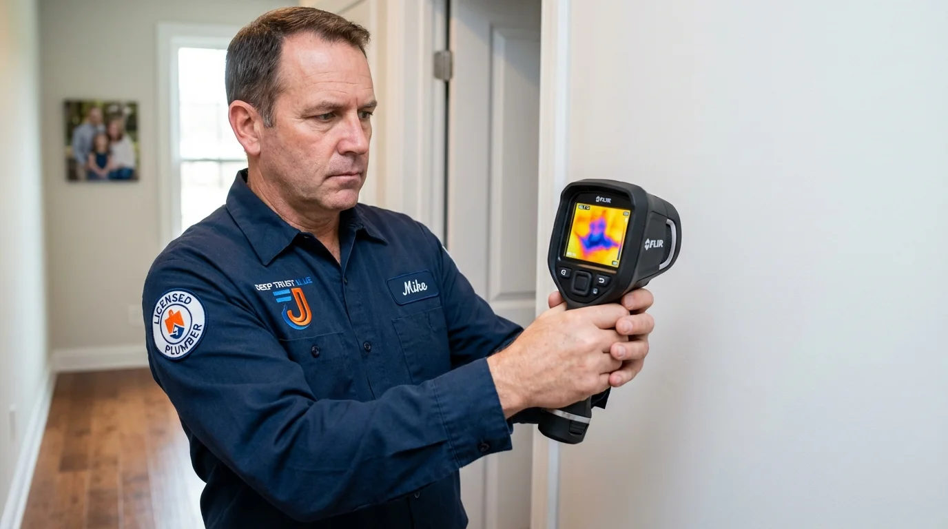 Thermal imaging leak detection by Johns Plumbing LLC in Phenix City